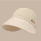 Hepburn style sunscreen cap in summer