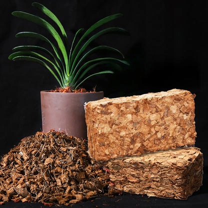 Small coconut shell brick nutrient soil