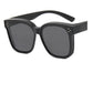 Polarized sunglasses for sun protection and myopia