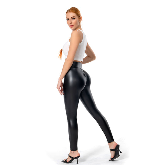 💋MATTE LEATHER TROUSERS（🔥BUY 2 FREE SHIPPING ）