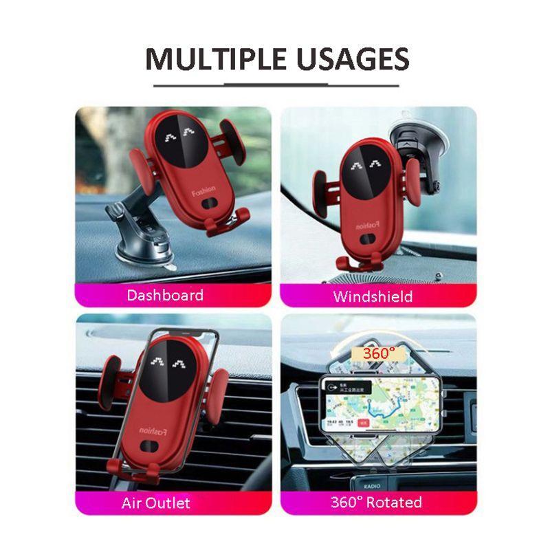 Smart Car Wireless Charger Phone Holder