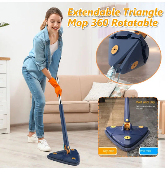 360° Rotatable Adjustable Cleaning Mop