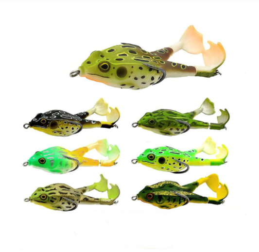 🎁Father's Day Pre Sale🐠Double Propeller Frog Soft Bait