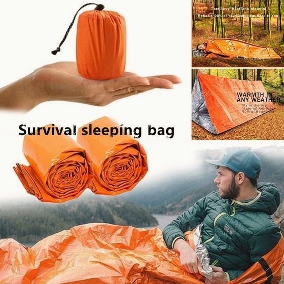 🔥Last day 49% Off🔥Emergency Waterproof keep warm Sleeping Bag