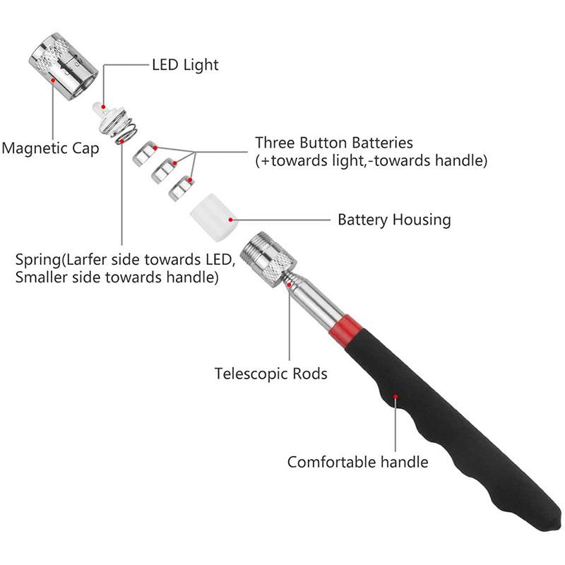 LED Retractable Magnetic Pickup（🔥50% OFF🔥）