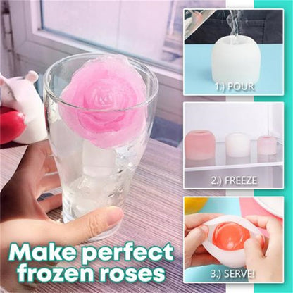 ❤️ 3D Silicone Rose Shape Ice Cube Mold(BUY 2 GET 1 FREE)