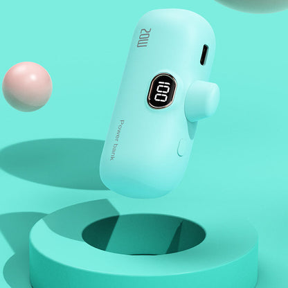 💥Portable Lipstick-size Wireless Power Bank 5000mAh