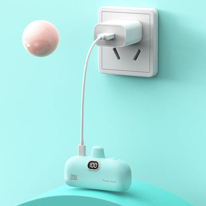 💥Portable Lipstick-size Wireless Power Bank 5000mAh
