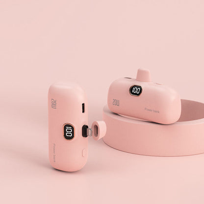 💥Portable Lipstick-size Wireless Power Bank 5000mAh