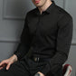 Men's Solid Long Sleeve Wrinkle-Free Formal Casual Shirt（50% OFF）