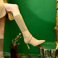 2023 winter new Korean temperament fine heel pointed female boots high-heeled fashion boots