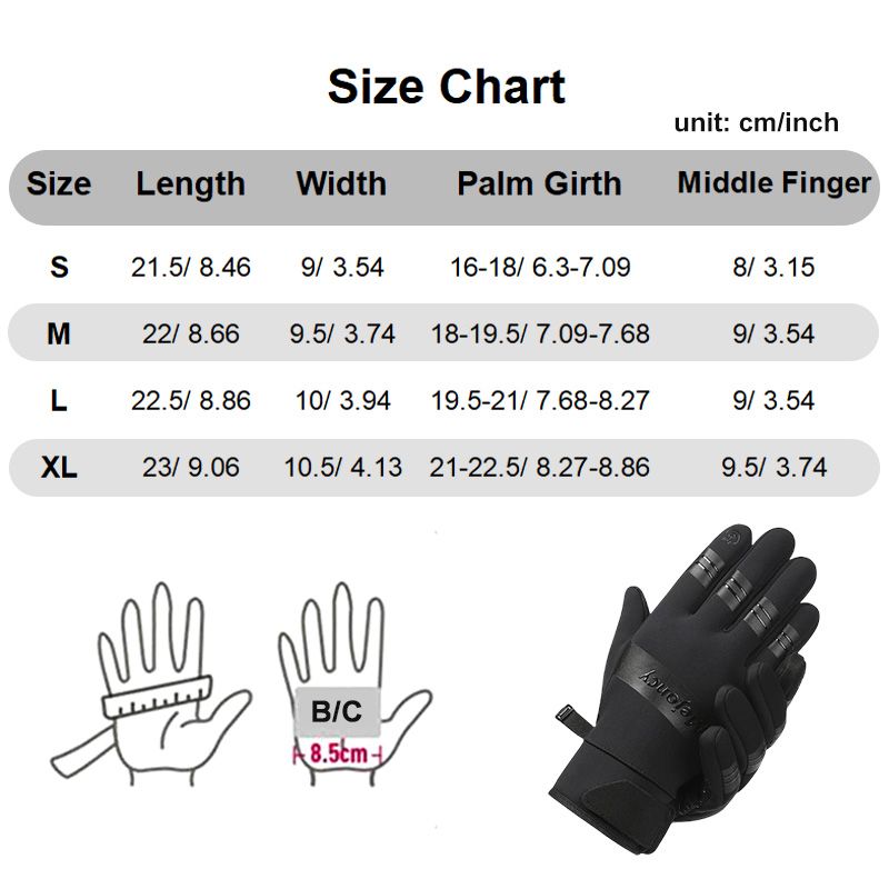 Winter Outdoor Touchscreen Waterproof Thermal Gloves - Great Gift