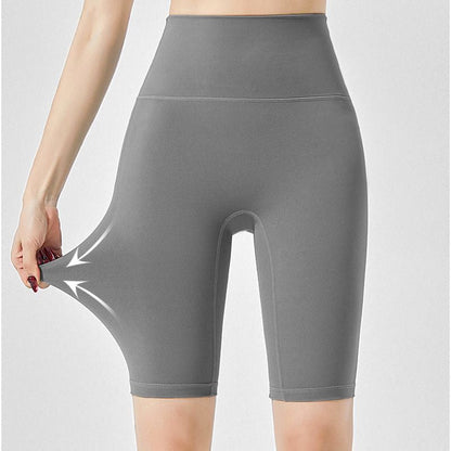 Schönes Geschenk für Sie! Nahtlose kurze Po-Lifting-Sportleggings für Damen mit hoher Taille