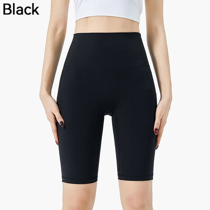 Schönes Geschenk für Sie! Nahtlose kurze Po-Lifting-Sportleggings für Damen mit hoher Taille