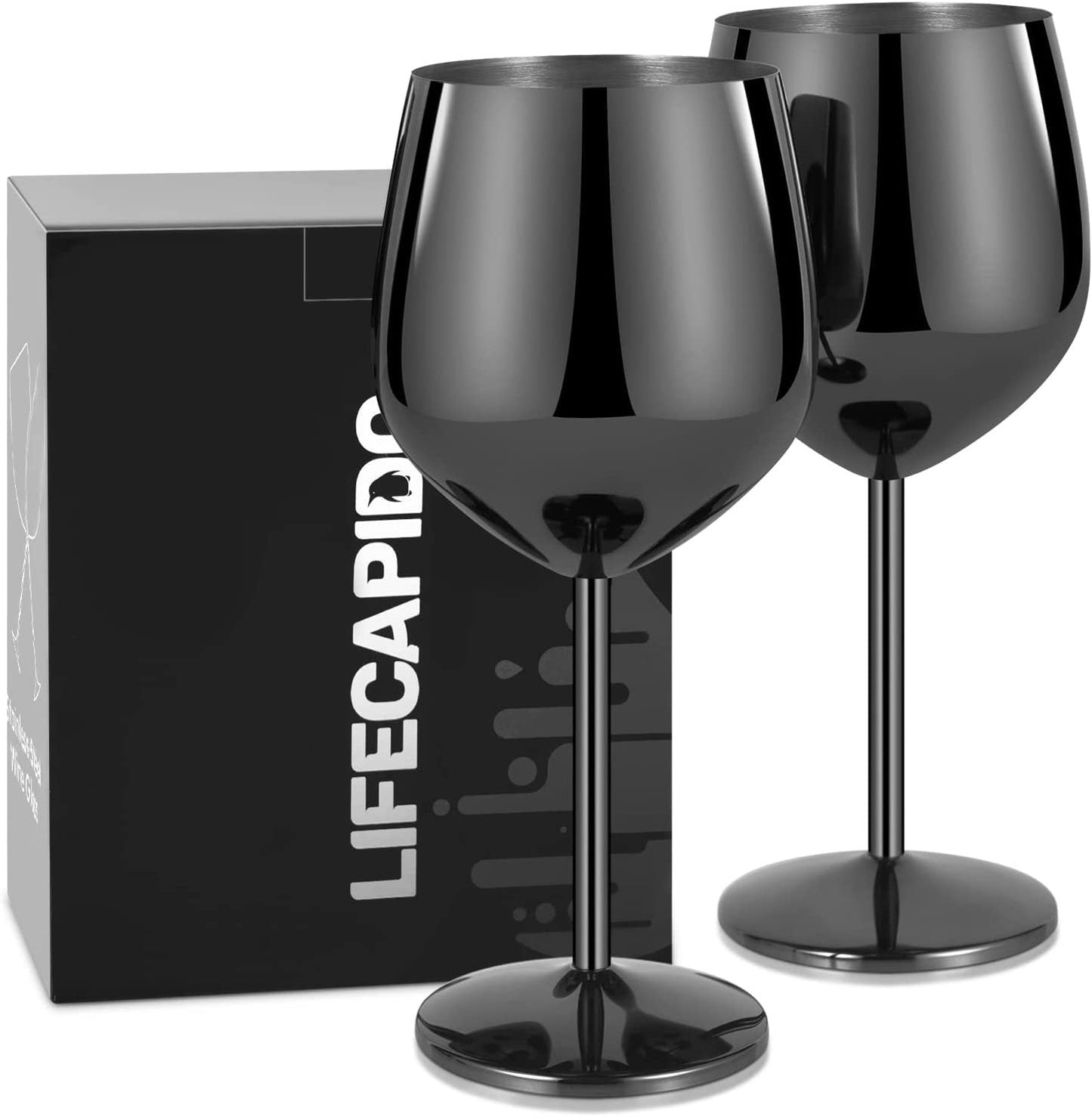 500ml Stainless Steel Wine Glasses