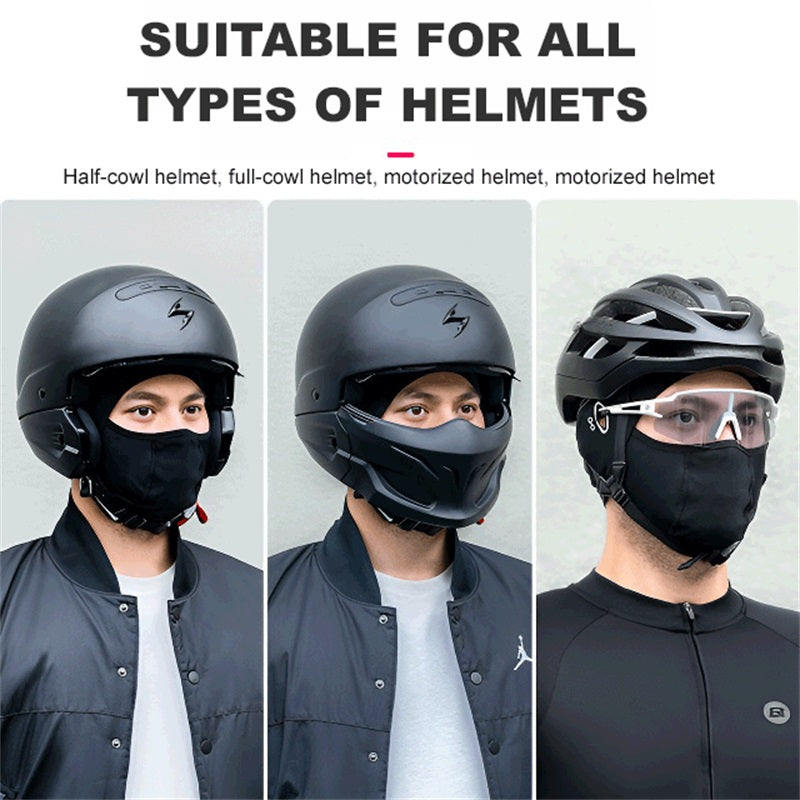 💥Ice silk face protection cycling hood