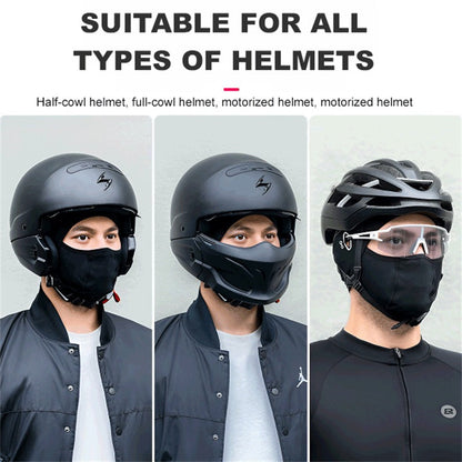 💥Ice silk face protection cycling hood