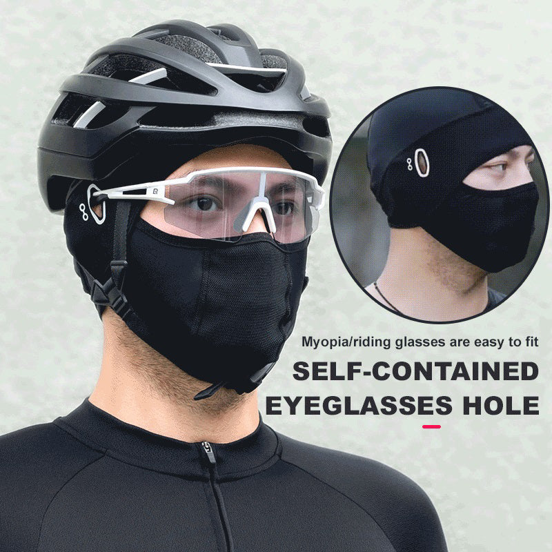 💥Ice silk face protection cycling hood