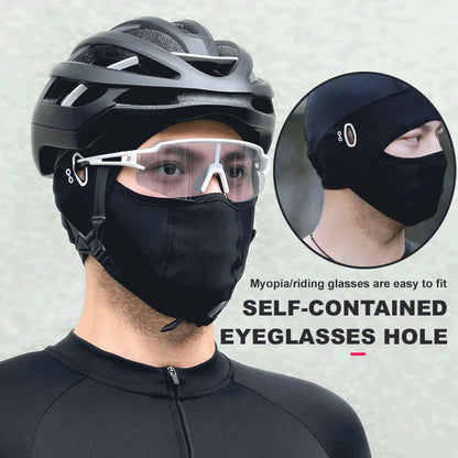 💥Ice silk face protection cycling hood