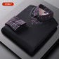 🎄Christmas Sale 49% Off️👕Fake Two Pieces Knitted Pullover🔥