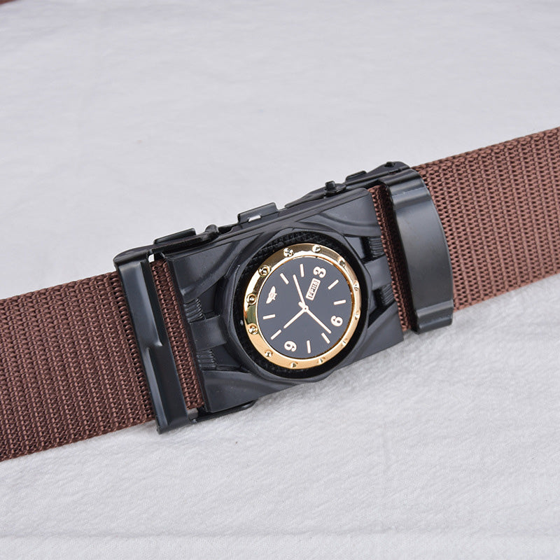 🎅🎄Christmas Early Sale 40% OFF🎄Men's Canvas Nylon Smooth Buckle Alloy Belt
