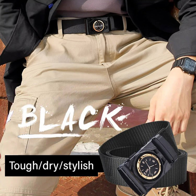 🎅🎄Christmas Early Sale 40% OFF🎄Men's Canvas Nylon Smooth Buckle Alloy Belt