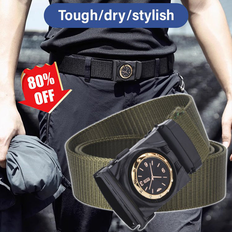 🎅🎄Christmas Early Sale 40% OFF🎄Men's Canvas Nylon Smooth Buckle Alloy Belt