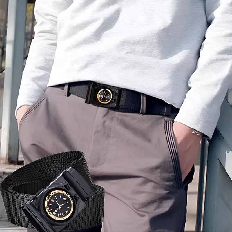 🎅🎄Christmas Early Sale 40% OFF🎄Men's Canvas Nylon Smooth Buckle Alloy Belt