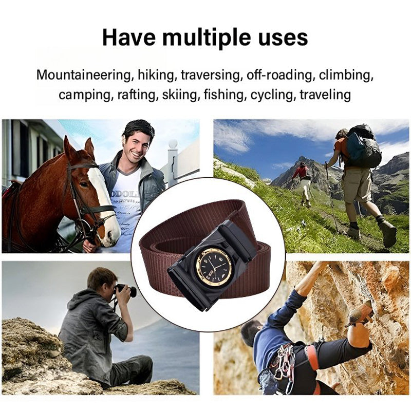 🎅🎄Christmas Early Sale 40% OFF🎄Men's Canvas Nylon Smooth Buckle Alloy Belt