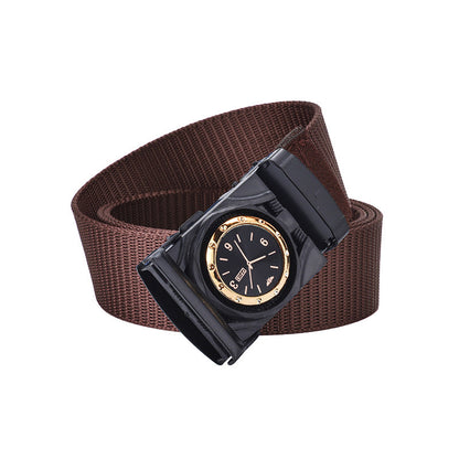 🎅🎄Christmas Early Sale 40% OFF🎄Men's Canvas Nylon Smooth Buckle Alloy Belt