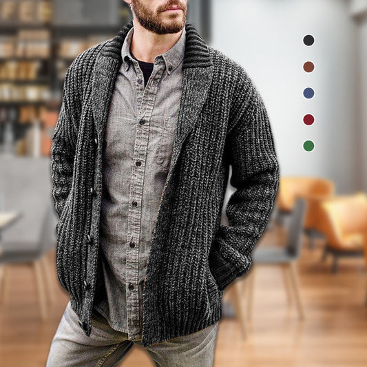 [Best Gift For Him] Men's Thickened Knit Warm Cardigan