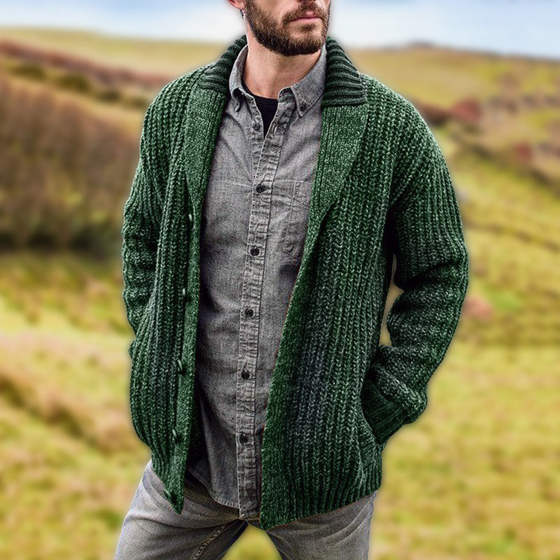 [Best Gift For Him] Men's Thickened Knit Warm Cardigan