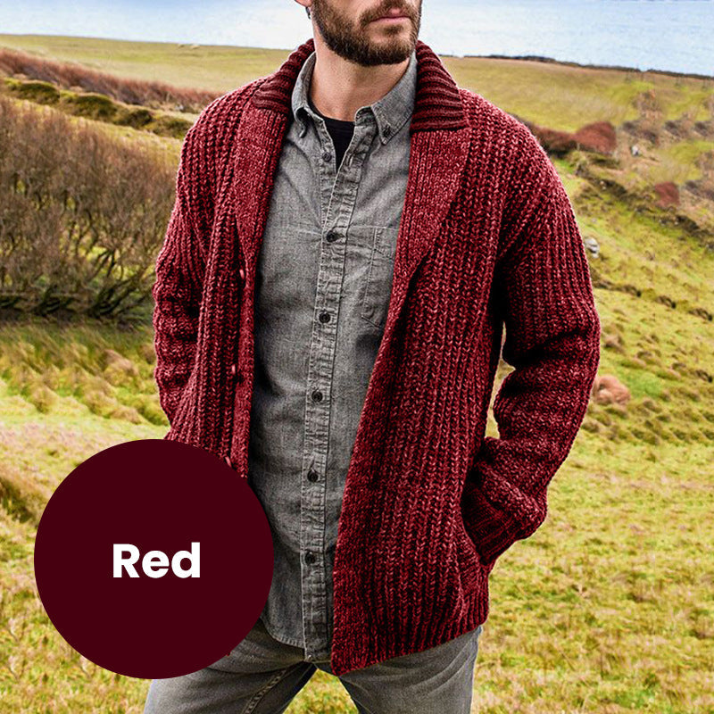 [Best Gift For Him] Men's Thickened Knit Warm Cardigan