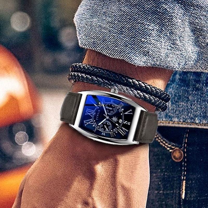 Gift Choice - Men’s Fashionable Large Dial Quartz Watch