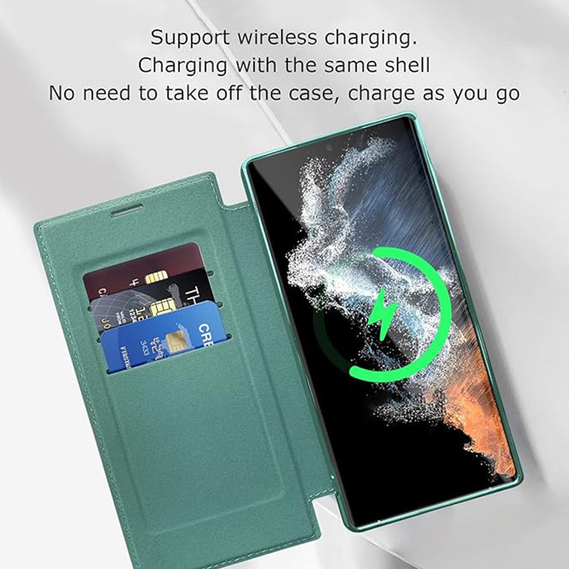[🔥Today's Lowest Price]New Textured Flip Leather Phone Case for Samsung