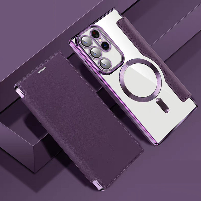 [🔥Today's Lowest Price]New Textured Flip Leather Phone Case for Samsung