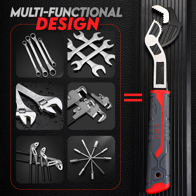 Industrial Grade Multifunctional Self-locking Pipe Wrench Tool