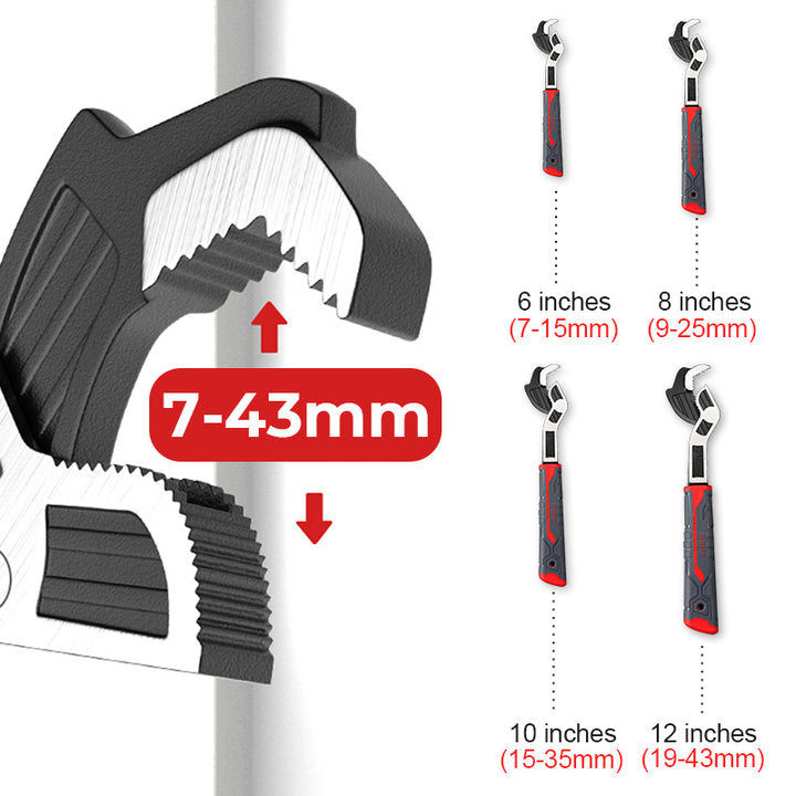 Industrial Grade Multifunctional Self-locking Pipe Wrench Tool