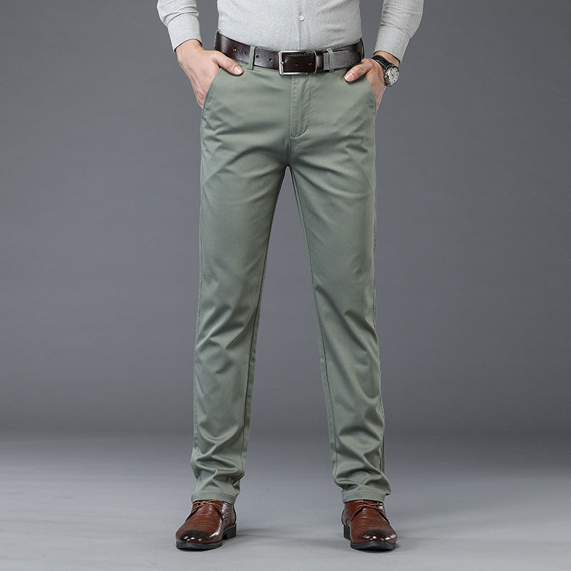 🔥half-price discount 🔥Men’s  Stretchy Straight Fit Plain Pants
