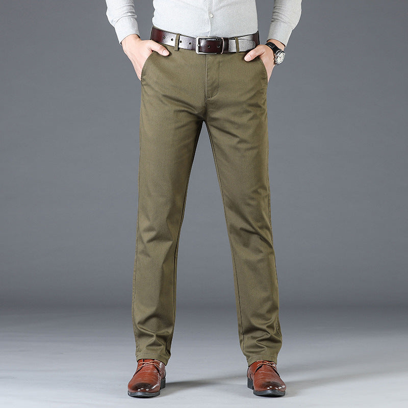 🔥half-price discount 🔥Men’s  Stretchy Straight Fit Plain Pants