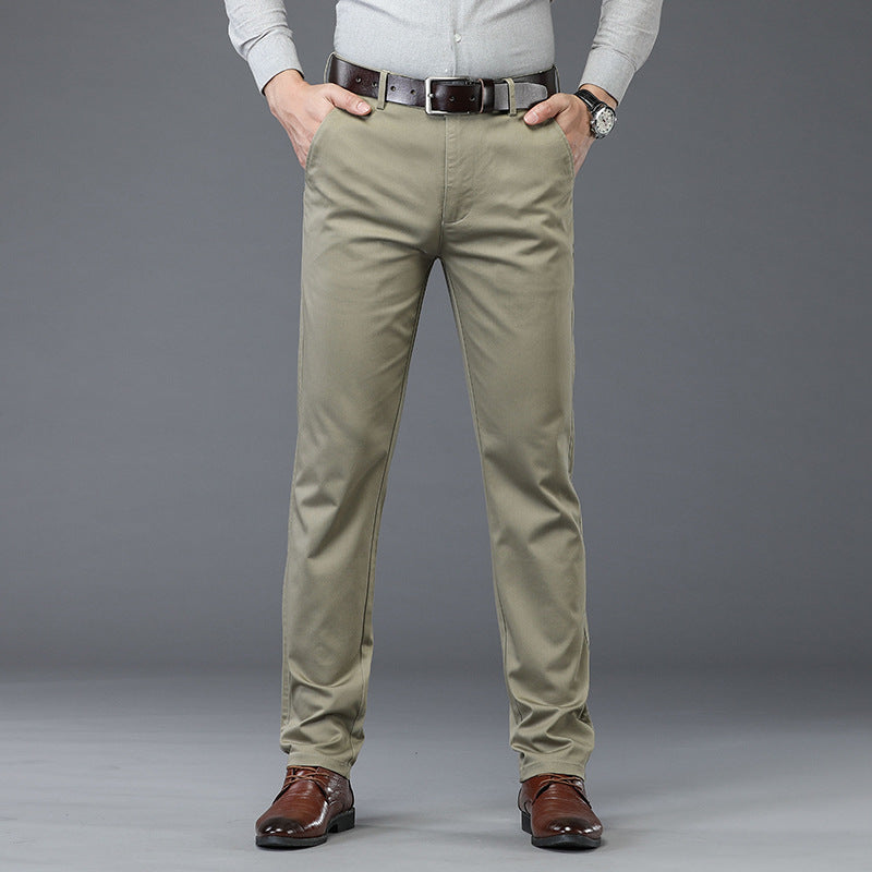 🔥half-price discount 🔥Men’s  Stretchy Straight Fit Plain Pants