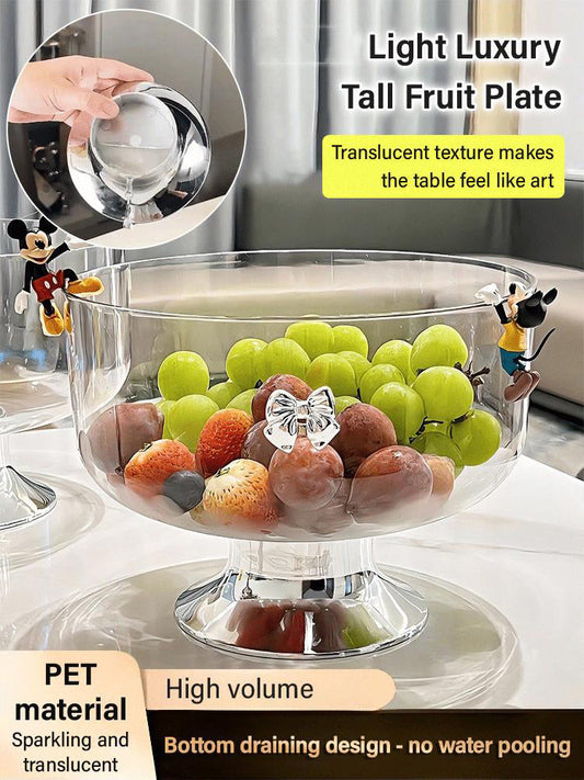 Light Luxury Tall Fruit Plate