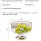 Light Luxury Tall Fruit Plate