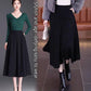 High-Waisted Slimming Umbrella Skirt