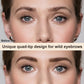 Waterproof, sweat-proof and non-smudging four-pronged eyebrow pencil