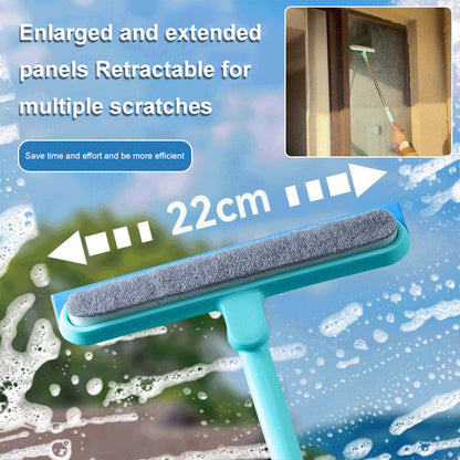 🔥New Year Special 49% OFF🔥Stretchable Rotating Double-sided Glass Cleaning Tool - Effortless Glass Cleaning at Your Fingertips