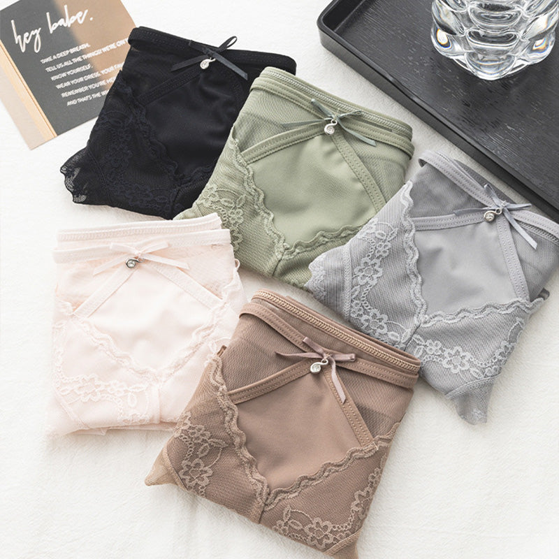 Women's Mesh Lace Hollow out Lightweight Panties