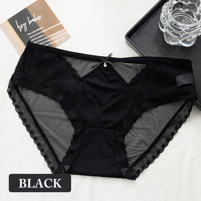 Women's Mesh Lace Hollow out Lightweight Panties
