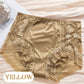 Women's High-Waisted Satin Lace Panties