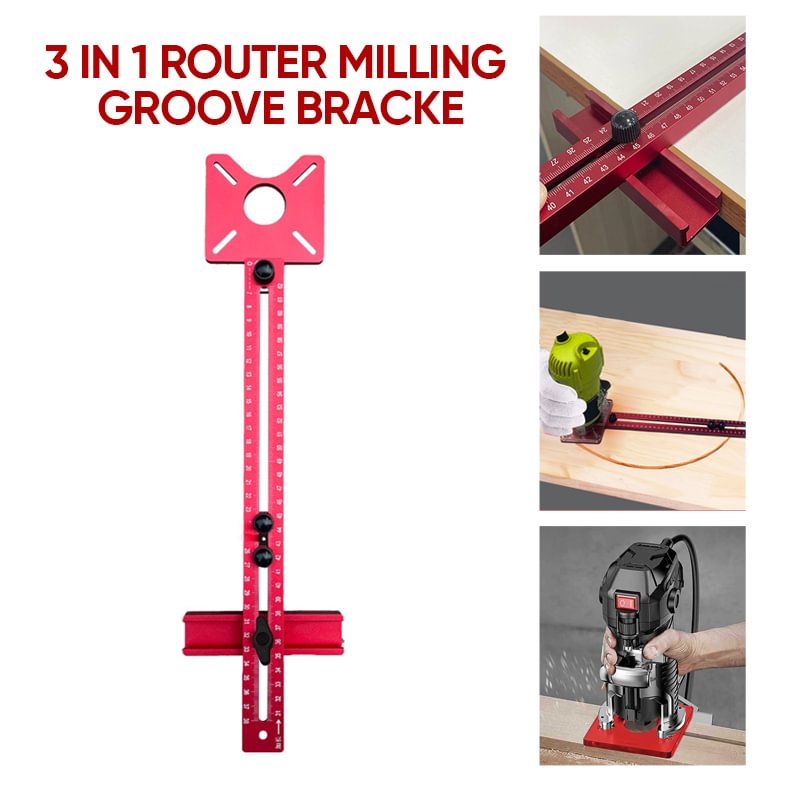 Crowle Bonding Router 3 in 1 Router Milling Groove Bracke – detroitrain